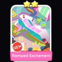 monopoly go stickers,  Ramped Excitement