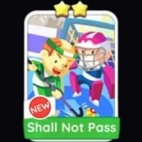 monopoly go stickers,  Shall Not Pass