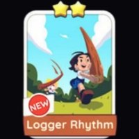 monopoly go stickers, Logger Rhythm