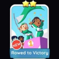 monopoly go stickers, Rowed to Victory