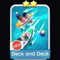 monopoly go stickers, Deck and Deck